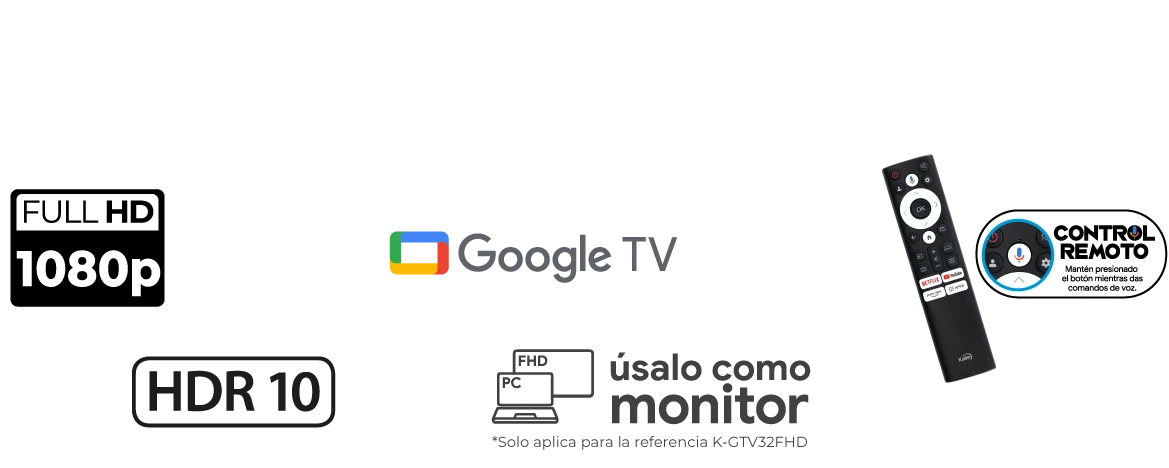 Kalley Google TV 40 Full HD Barbosa