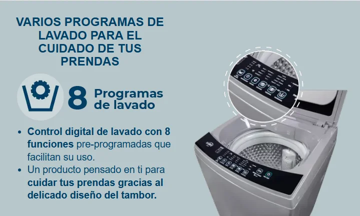 Lavadora Kalley compacta 14 kg